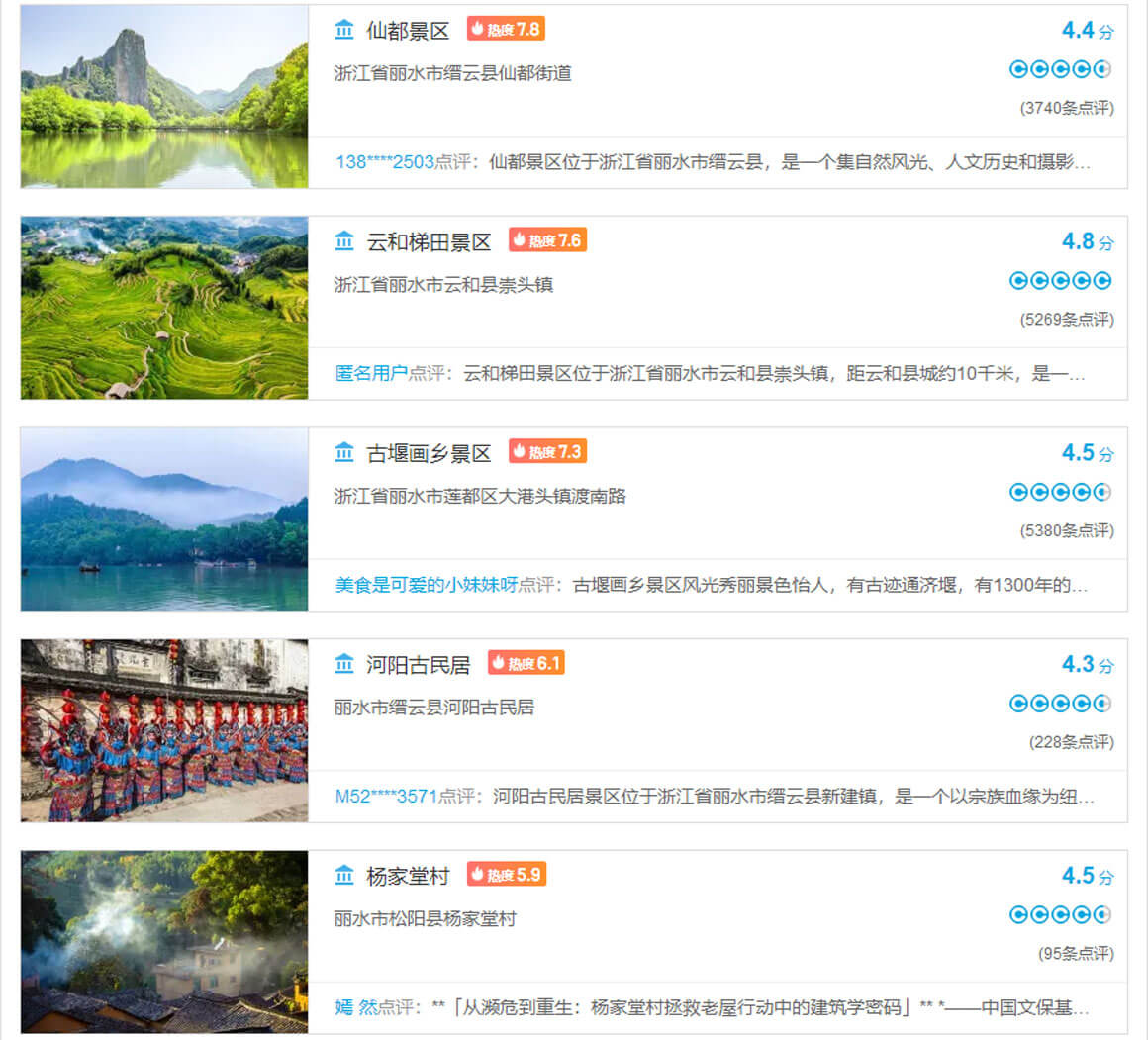 丽水有哪些旅游景点？丽水旅游攻略必去景点推荐打卡榜.. - 游走吧旅游科普资讯网