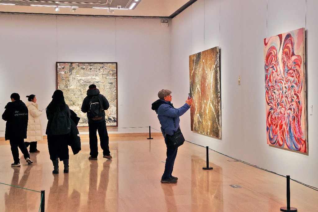 “物之语——绘画材料与绘画语言的探索研究展”在中国美术馆开幕(图2)