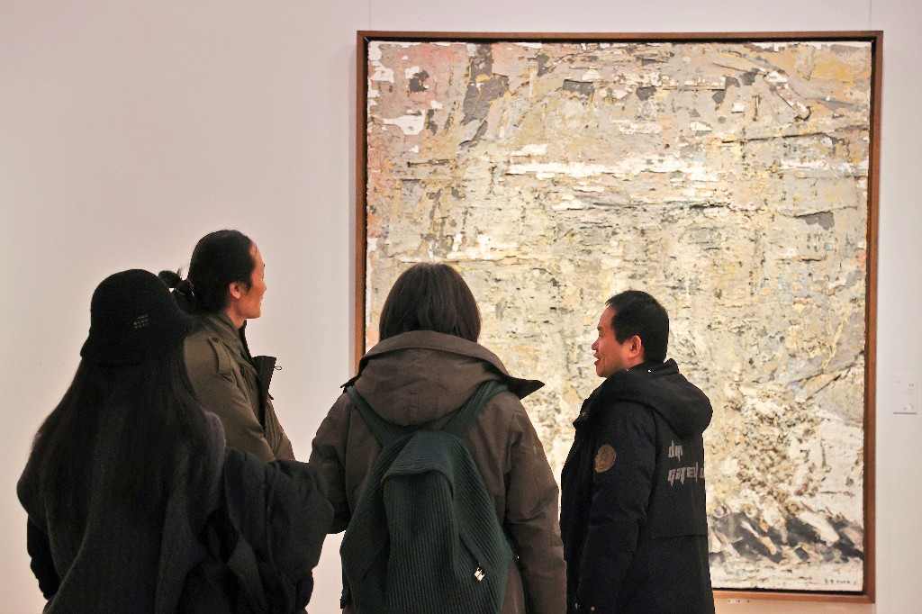 “物之语——绘画材料与绘画语言的探索研究展”在中国美术馆开幕(图4)