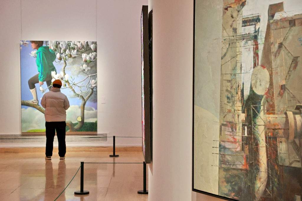 “物之语——绘画材料与绘画语言的探索研究展”在中国美术馆开幕(图13)