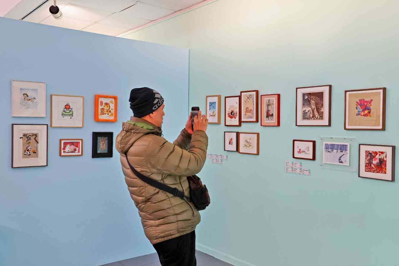 “马上开始——大学生贺年小版画实践展”亮相中国美术馆(图5)