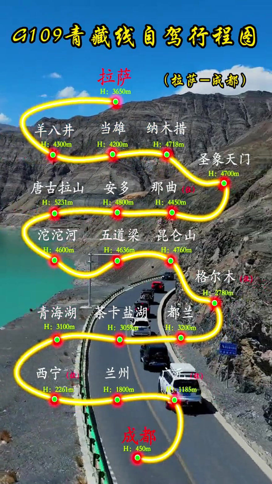 西藏自驾游全攻略:路线+住宿+高原反应应对指南..(图2) 西藏自驾游全攻略:路线+住宿+高原反应应对指南..(图2)