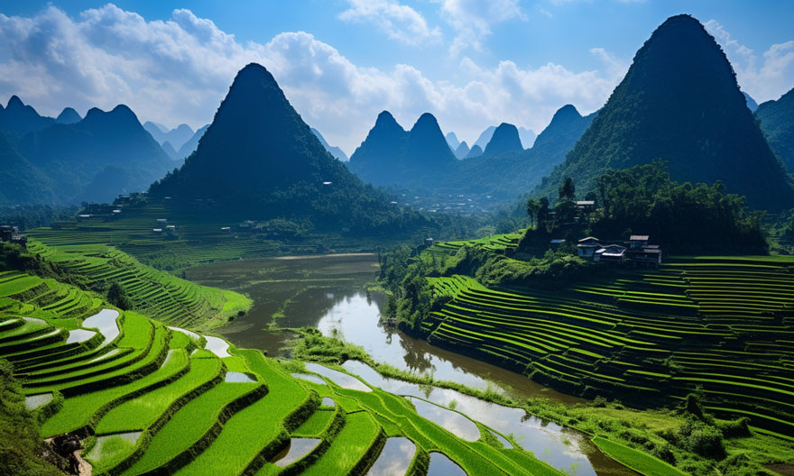 龙脊梯田 桂林有什么景点?桂林旅游必去景点推荐及路线规划指南..(图2)