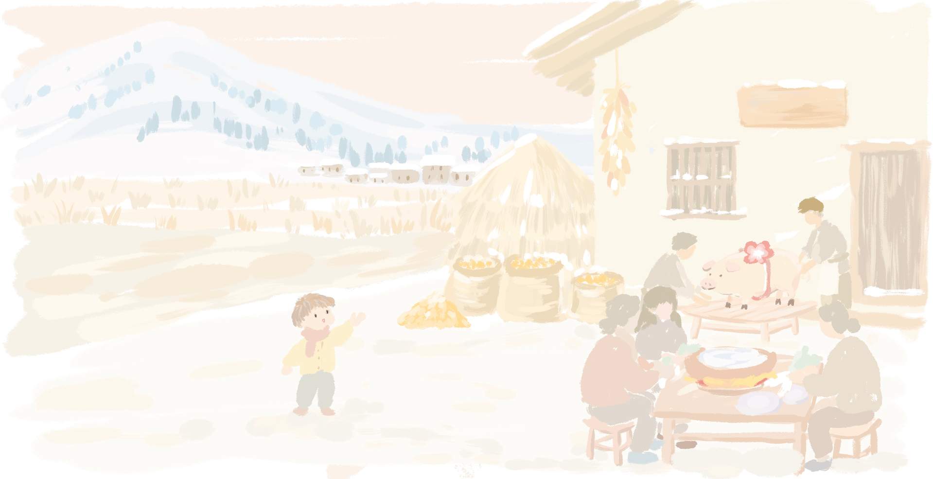 雪中刨猪汤(图1) 雪中刨猪汤(图1)