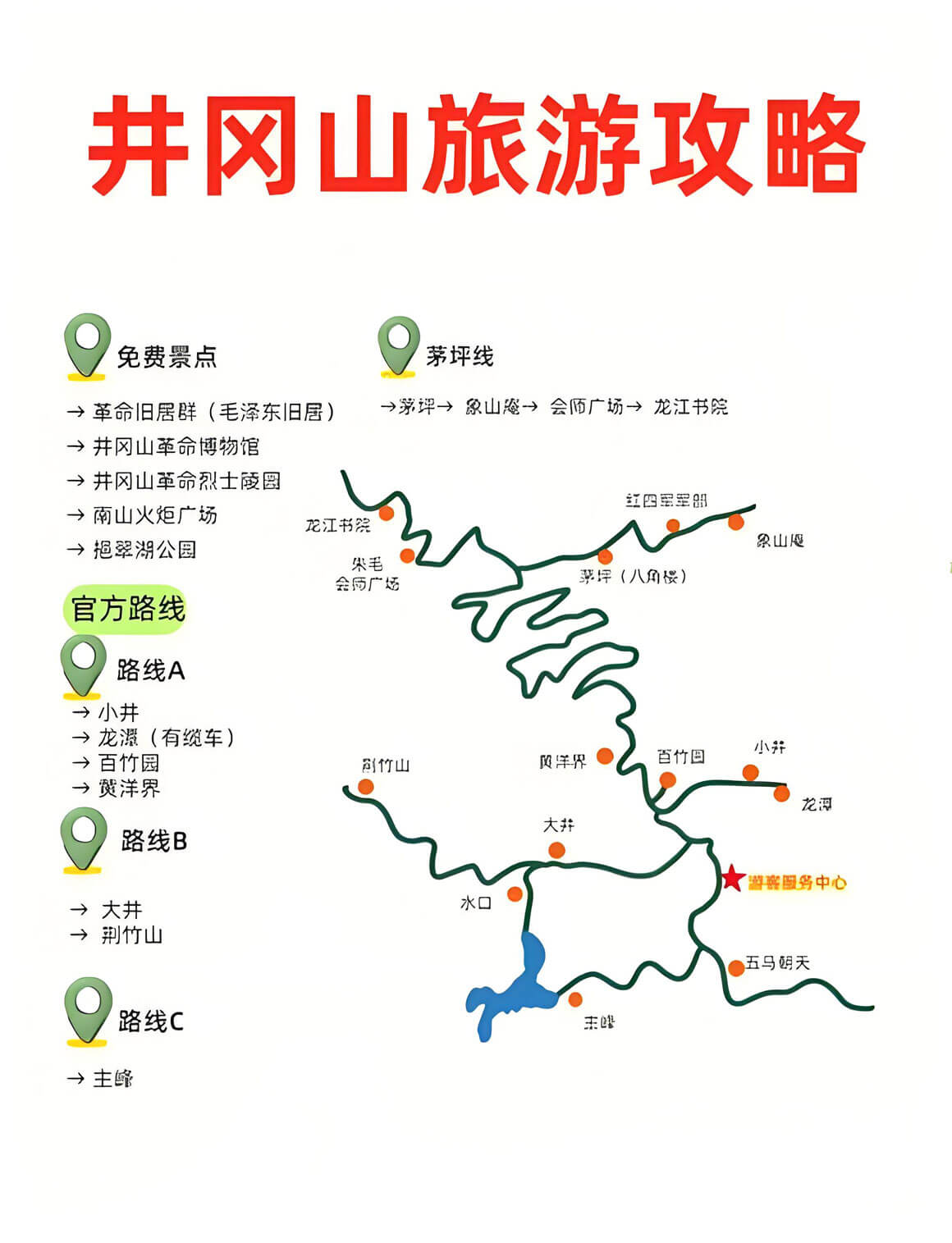 井冈山红色旅游路线攻略：革命遗址+实景演出+研学体验..(图2)