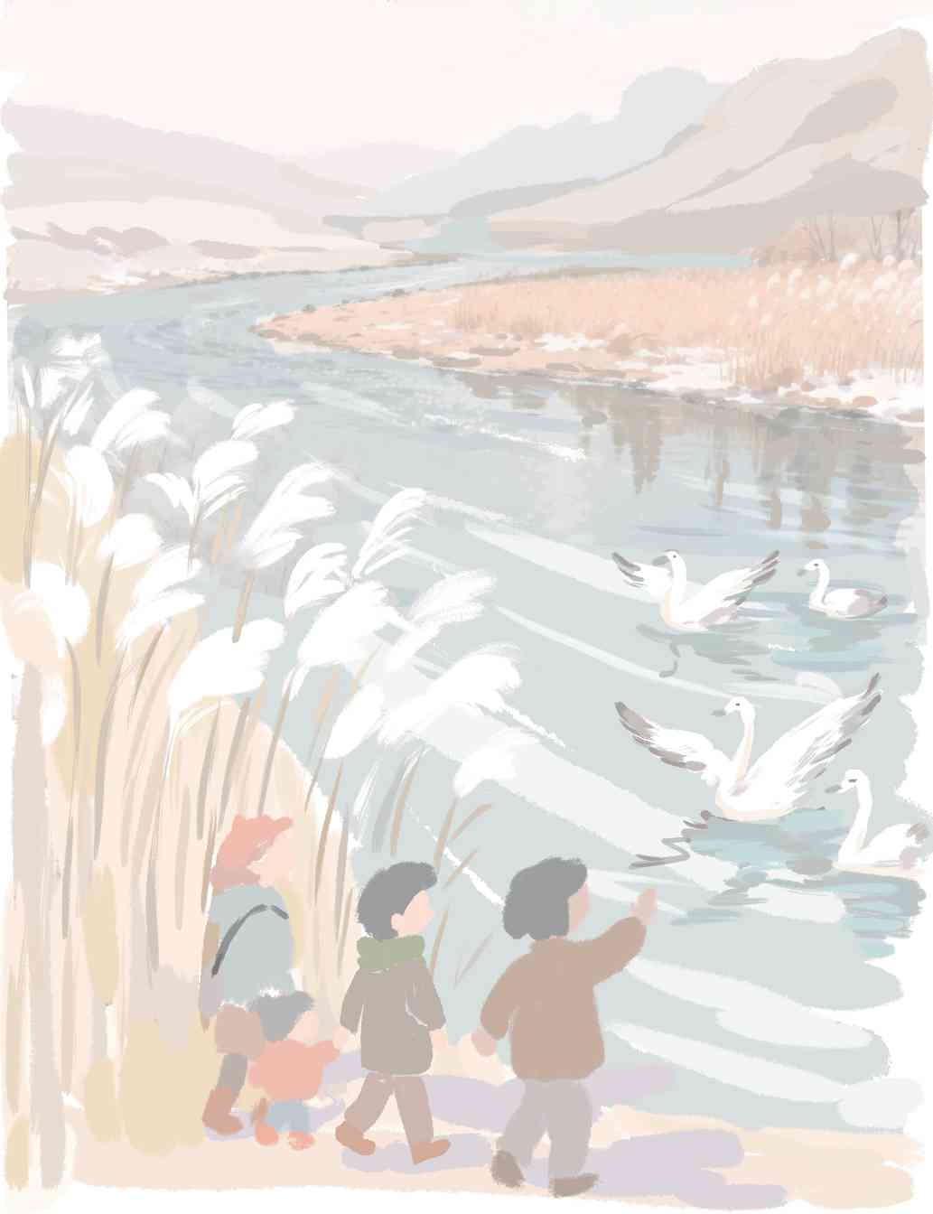 白羽清波天鹅滩(图1) 白羽清波天鹅滩(图1)