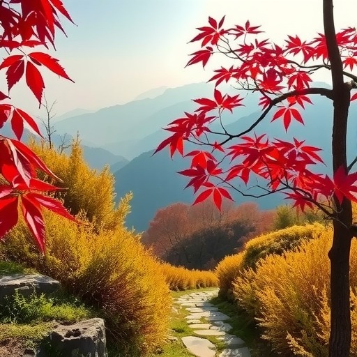 坡峰岭的红叶(图3) 坡峰岭的红叶(图3)