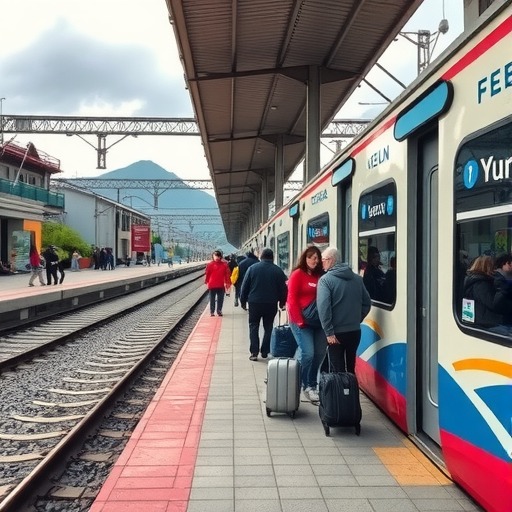 云南铁路今年以来发送旅客突破1亿人次(图3)