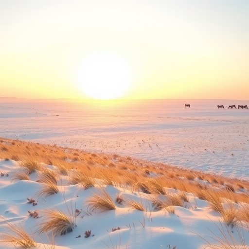 内蒙古锡林郭勒:初雪润草原 生灵映余晖(图5) 内蒙古锡林郭勒:初雪润草原 生灵映余晖(图5)