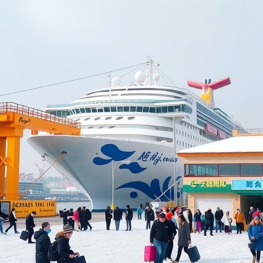 天津邮轮口岸迎来今冬首个客流高峰(图1) 天津邮轮口岸迎来今冬首个客流高峰(图1)