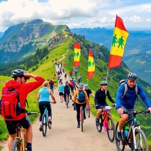 体育市场呈现亮点!看户外运动“火”出新高度(图1) 体育市场呈现亮点!看户外运动“火”出新高度(图1)