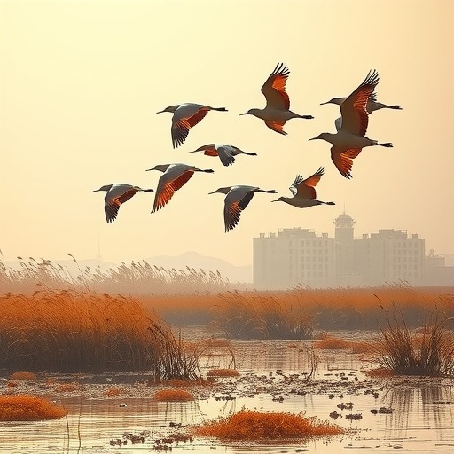 黄河湿地“候鸟欢歌”(图2) 黄河湿地“候鸟欢歌”(图2)