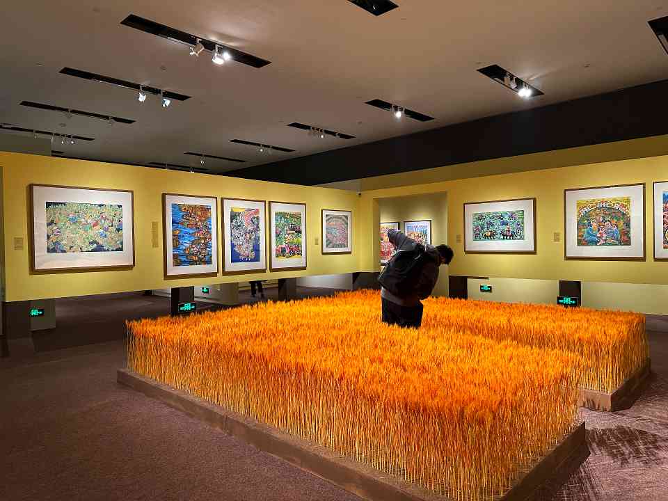 “大地绘彩——2025年农民画大展”在国博开幕(图4)