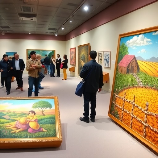 “大地绘彩——2025年农民画大展”在国博开幕(图3)