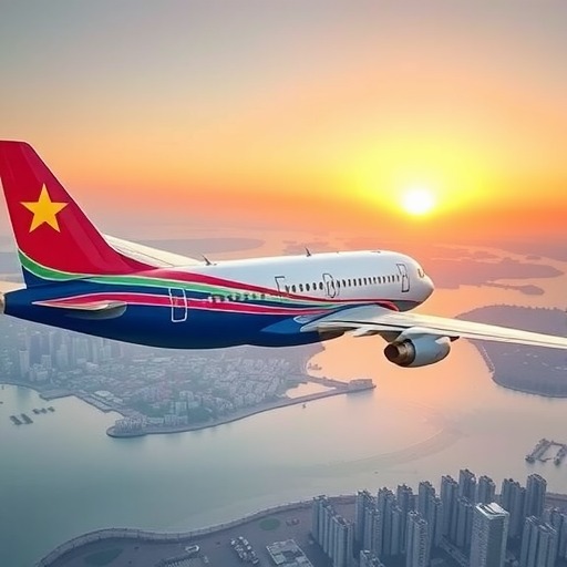 国航C919重飞“两航起义”航线主题航班(图2) 国航C919重飞“两航起义”航线主题航班(图2)