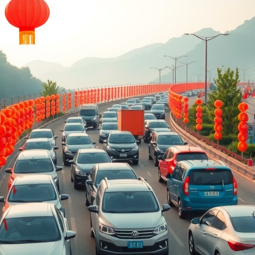 端午假期全国高速公路日均总流量预计约4070万辆(图1)