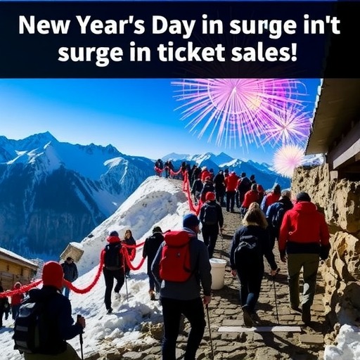 元旦登高！山岳类景区门票预订量涨超150%(图1)