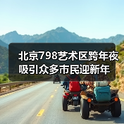 北京798艺术区跨年夜吸引众多市民迎新年(图3)