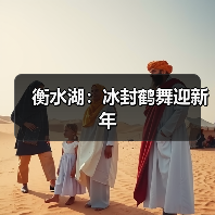 衡水湖：冰封鹤舞迎新年(图2)